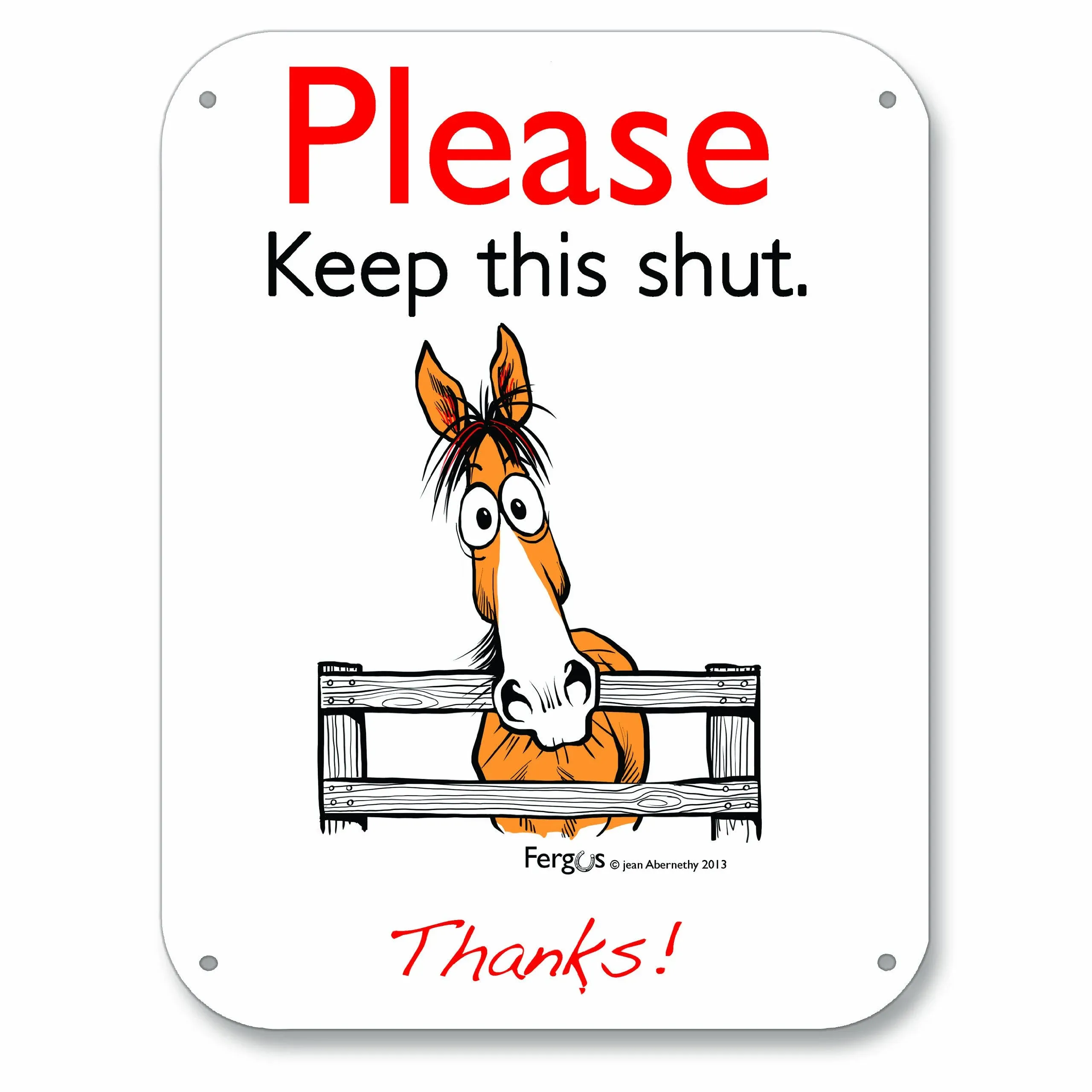 Barn Sign KEEP SHUT