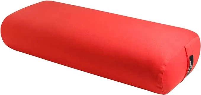 Hugger Mugger Standard Yoga Bolster - Firm, Supportive, Handmade, Durable