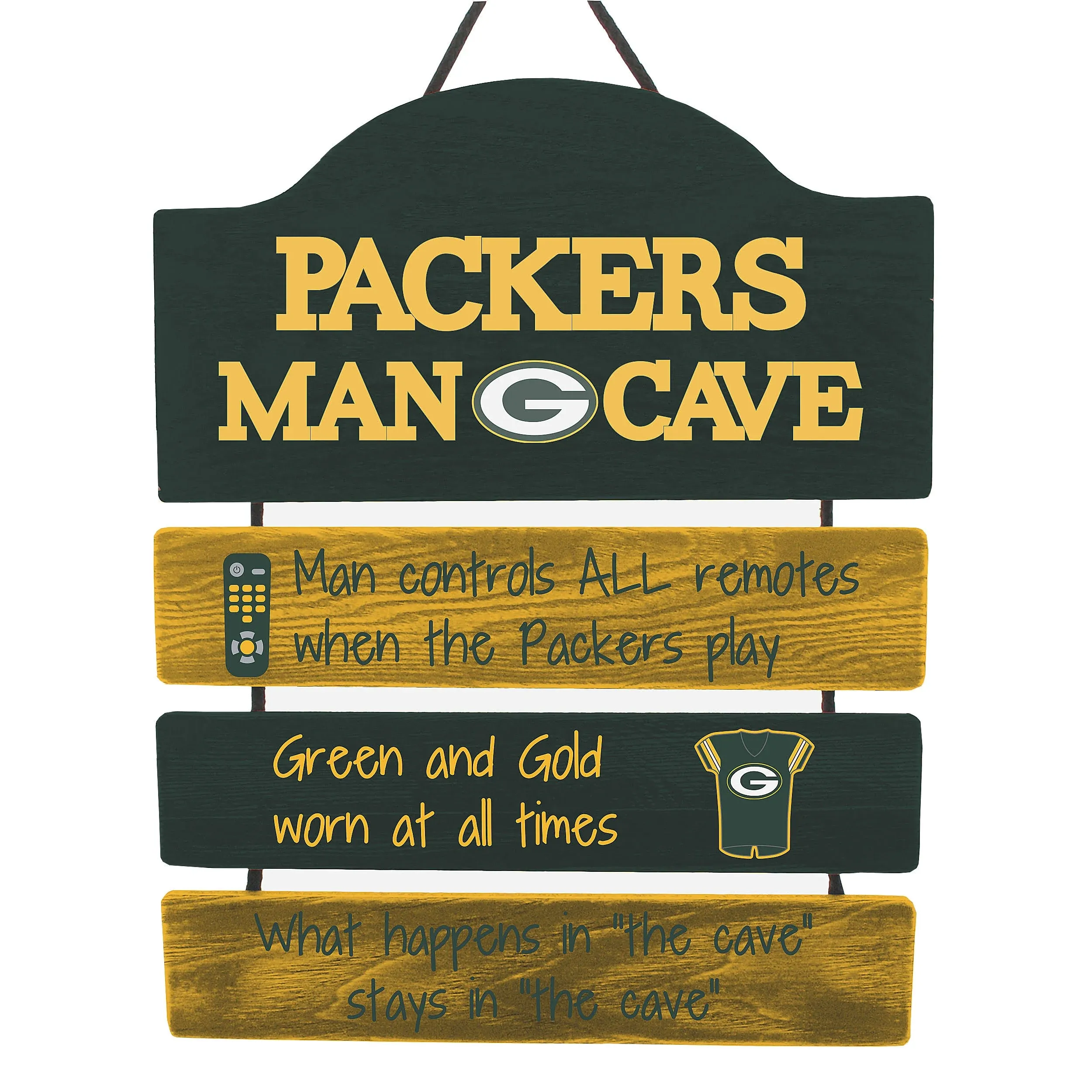 Green Bay Packers NFL Mancave Sign