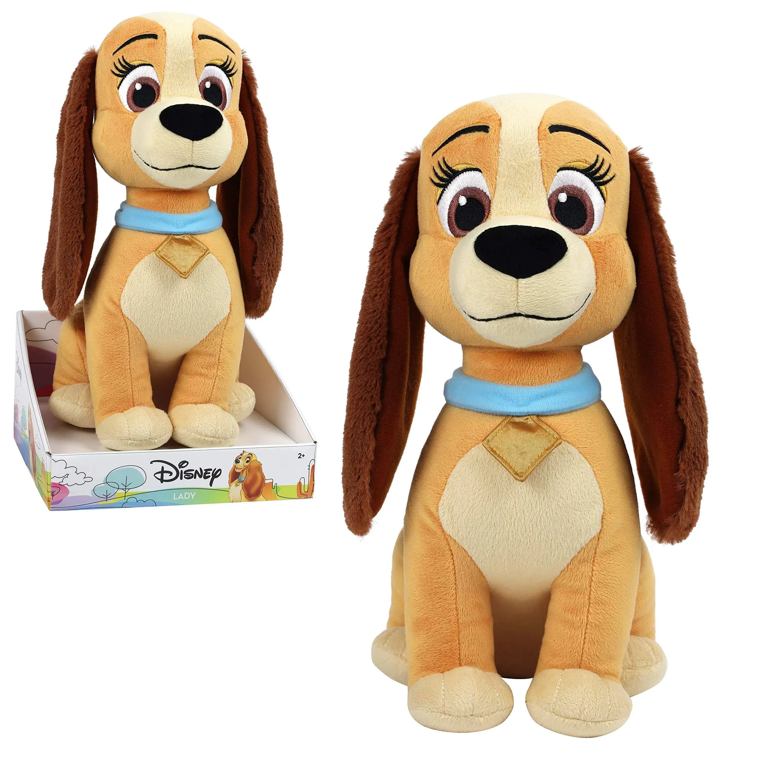 Just Play Disney Classics Friends Large 11.6-inch Plush Lady