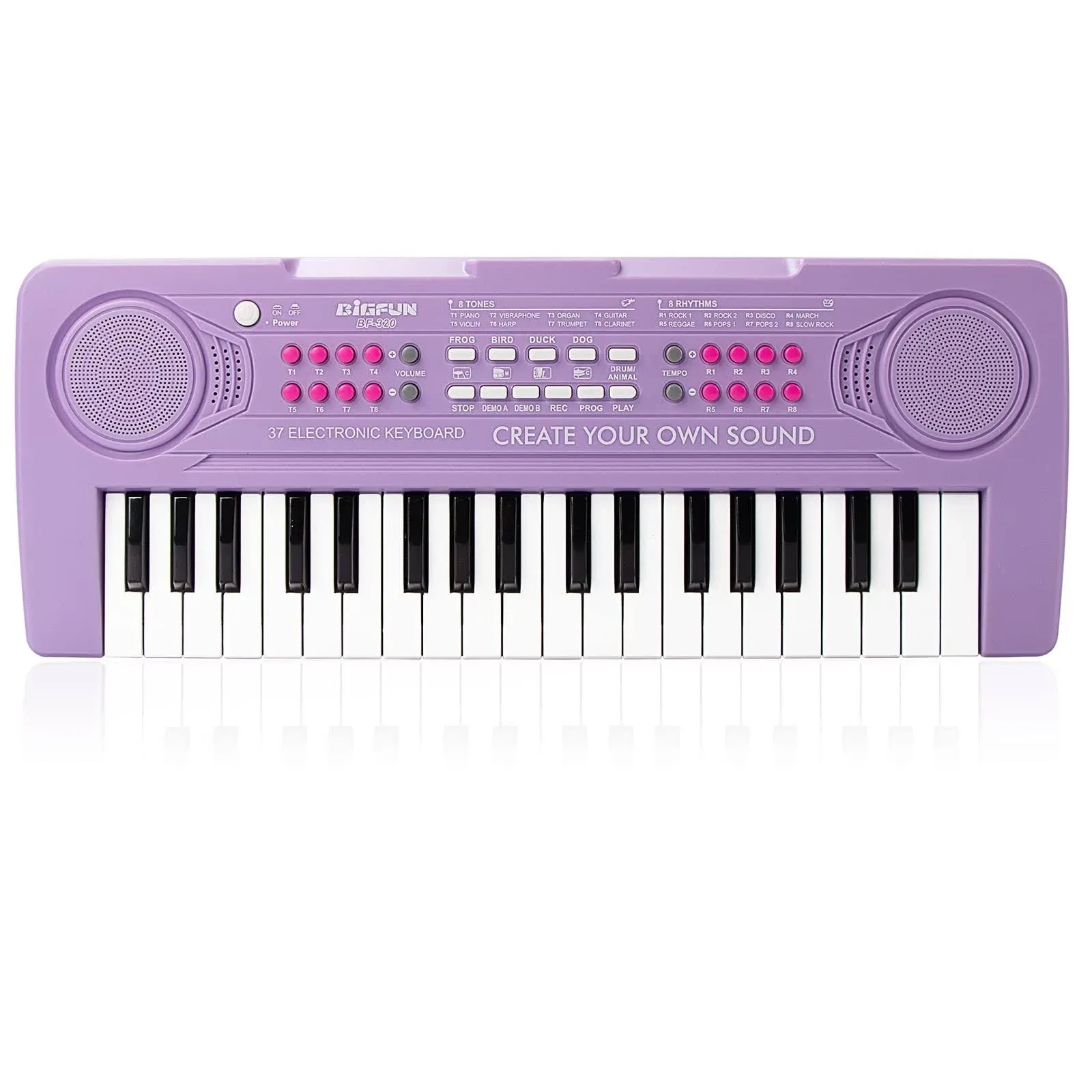 Raimy Kids Keyboard Piano, 37 Keys Portable Piano Early Learning Educational ...