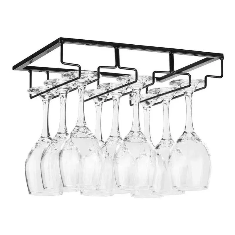 Under Cabinet Wine Glass Rack