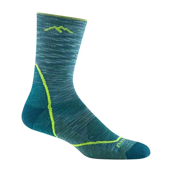 Men's Darn Tough Light Micro Lightweight Crew Hiking Socks Large Neptune