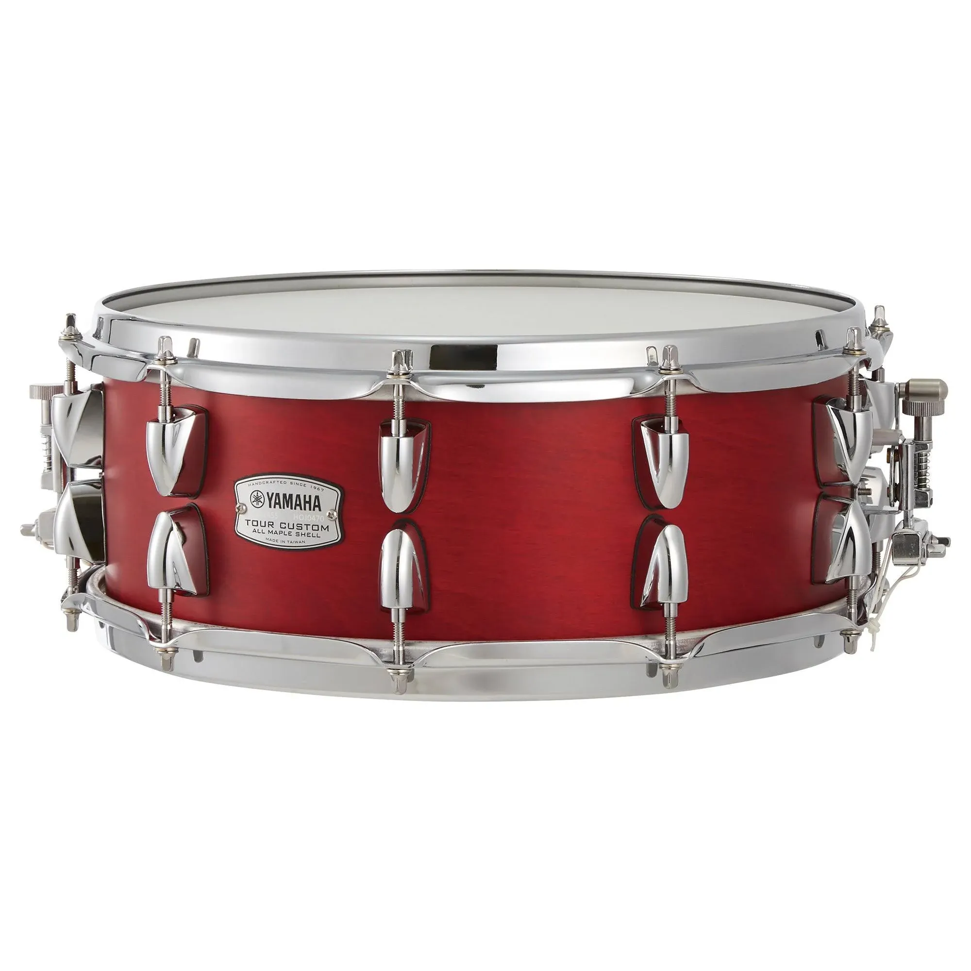 Yamaha Tour Custom Maple Snare Drum 14x5.5 Candy Apple Satin