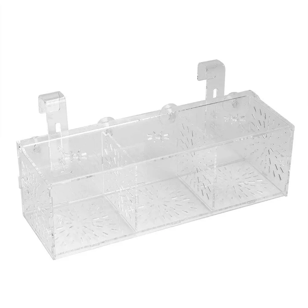 Fish Separation Breeder Box, Acrylic Fish Tank Breeding Isolation Box Aquarium ...