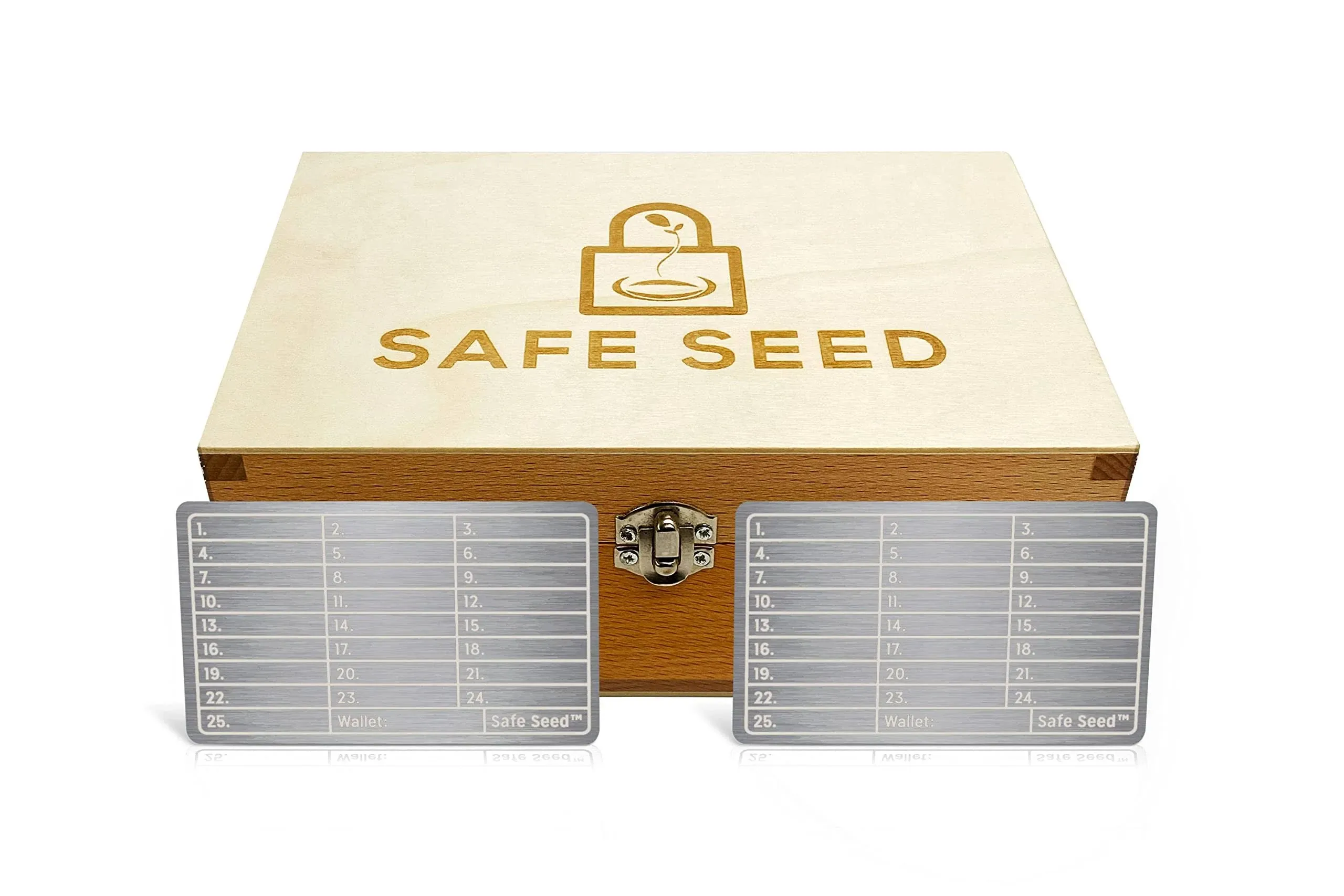 Safe Seed Titanium Stamp Kit Cryptocurrency Crypto Recovery Seed Phrase Wallet