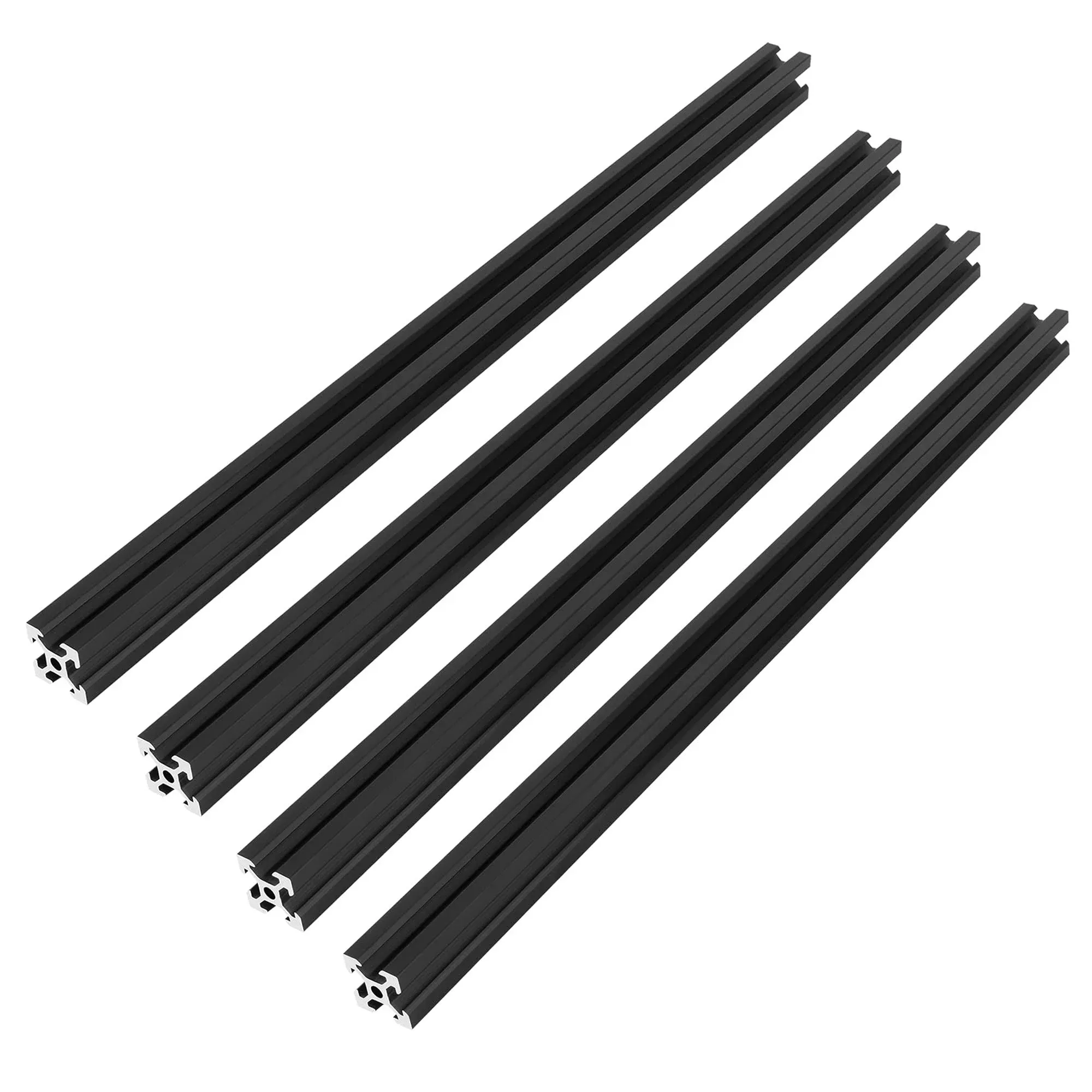 2020 V Aluminum Extrusion, 4pcs 400mm European Standard Anodized Extruded ...