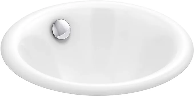 Kohler Iron Plains Round Drop-In/ Undermount Bathroom Sink