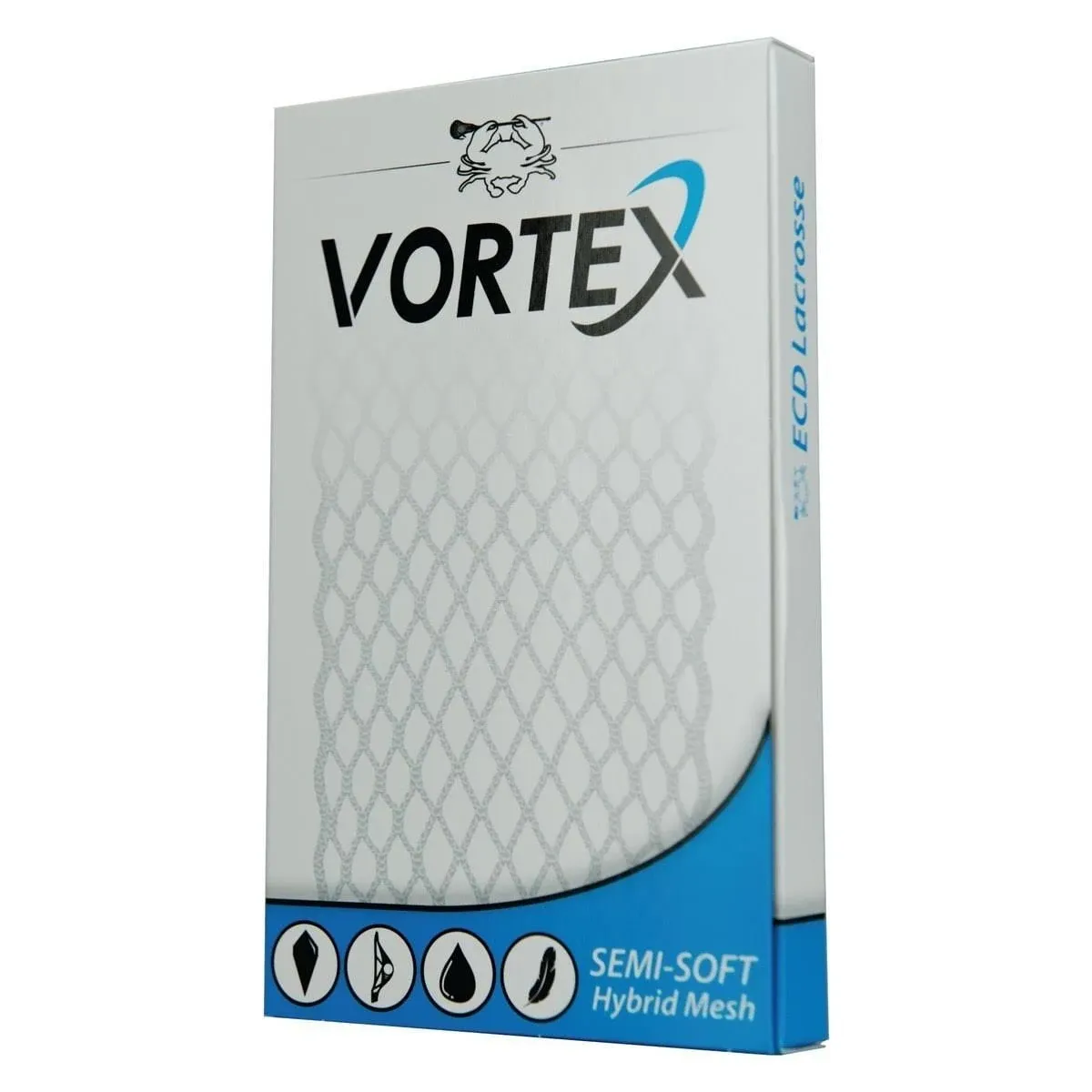 ECD Vortex Mesh Semi-Soft Hybrid Lacrosse Mesh Stringing Piece