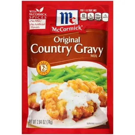 McCormick Original Country Gravy Mix, 18 oz