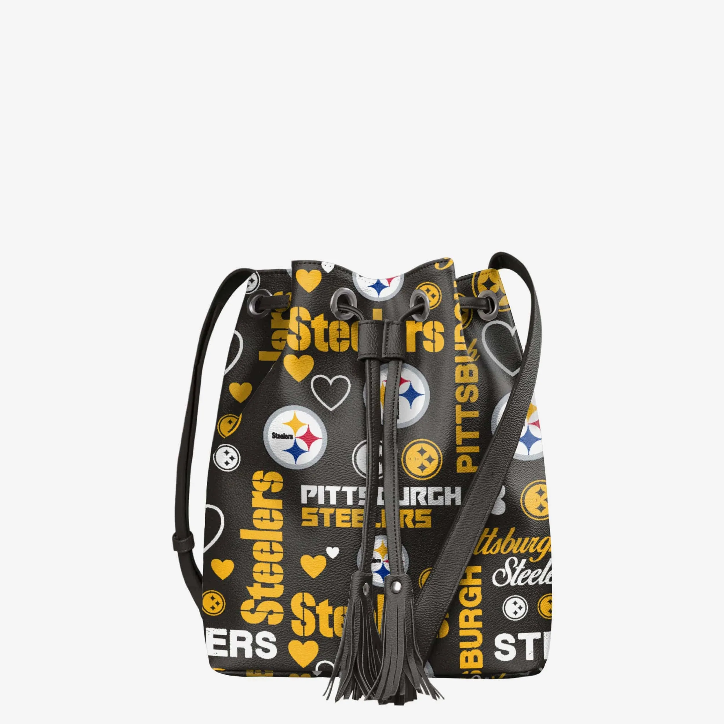 Pittsburgh Steelers NFL Logo Love Cinch Purse