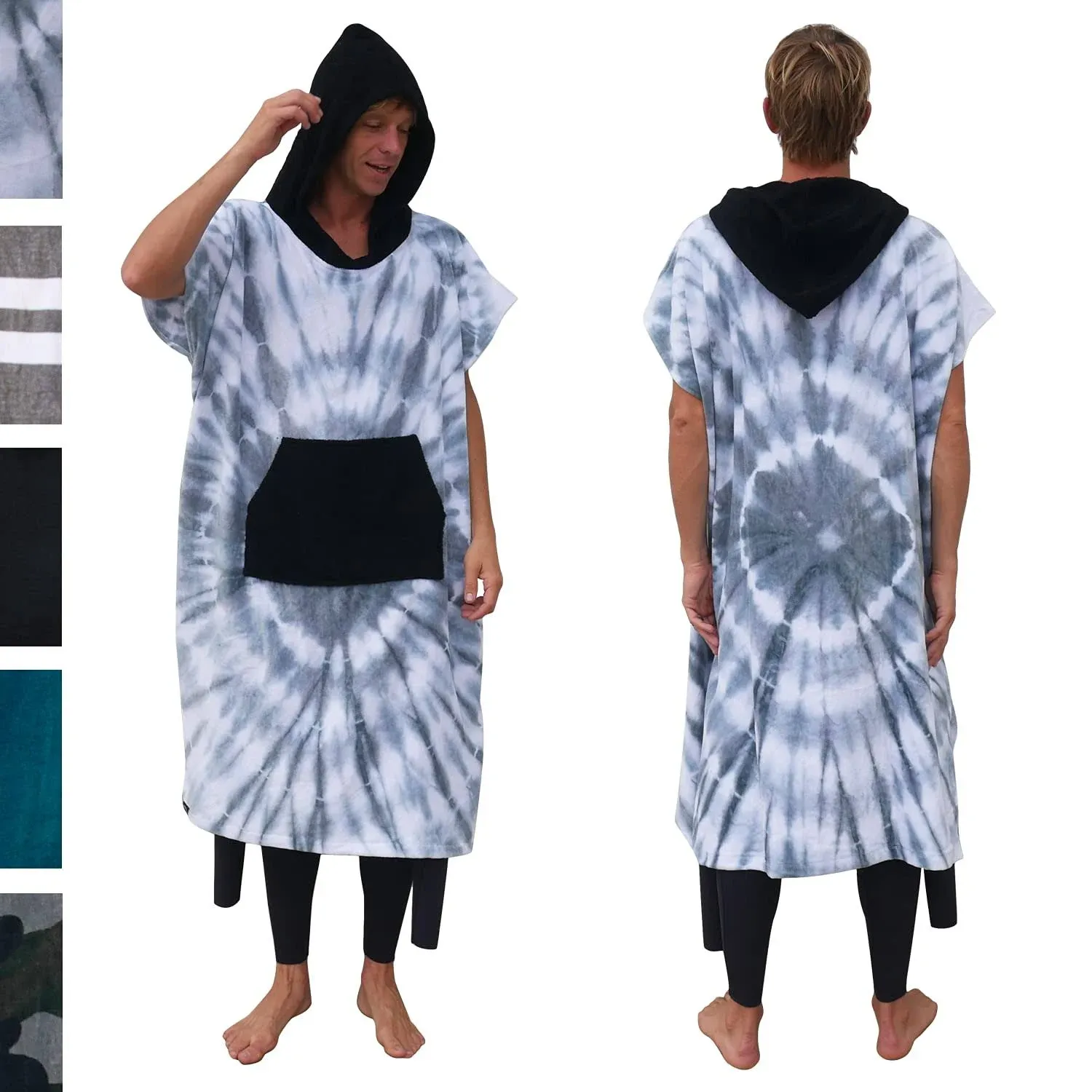 Ho Stevie! Surf Poncho - Warm and Soft - Easily Change In/Out of Wetsuit Without Towel Falling Down