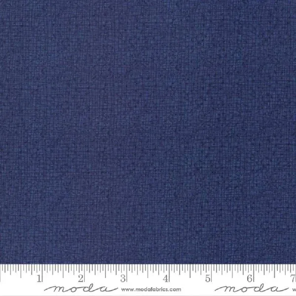 MODA FABRICS #11174 94 &#034;108 INCH QUILT BACKING&#034;DARK BLUE THATCHED&#034;   BTY