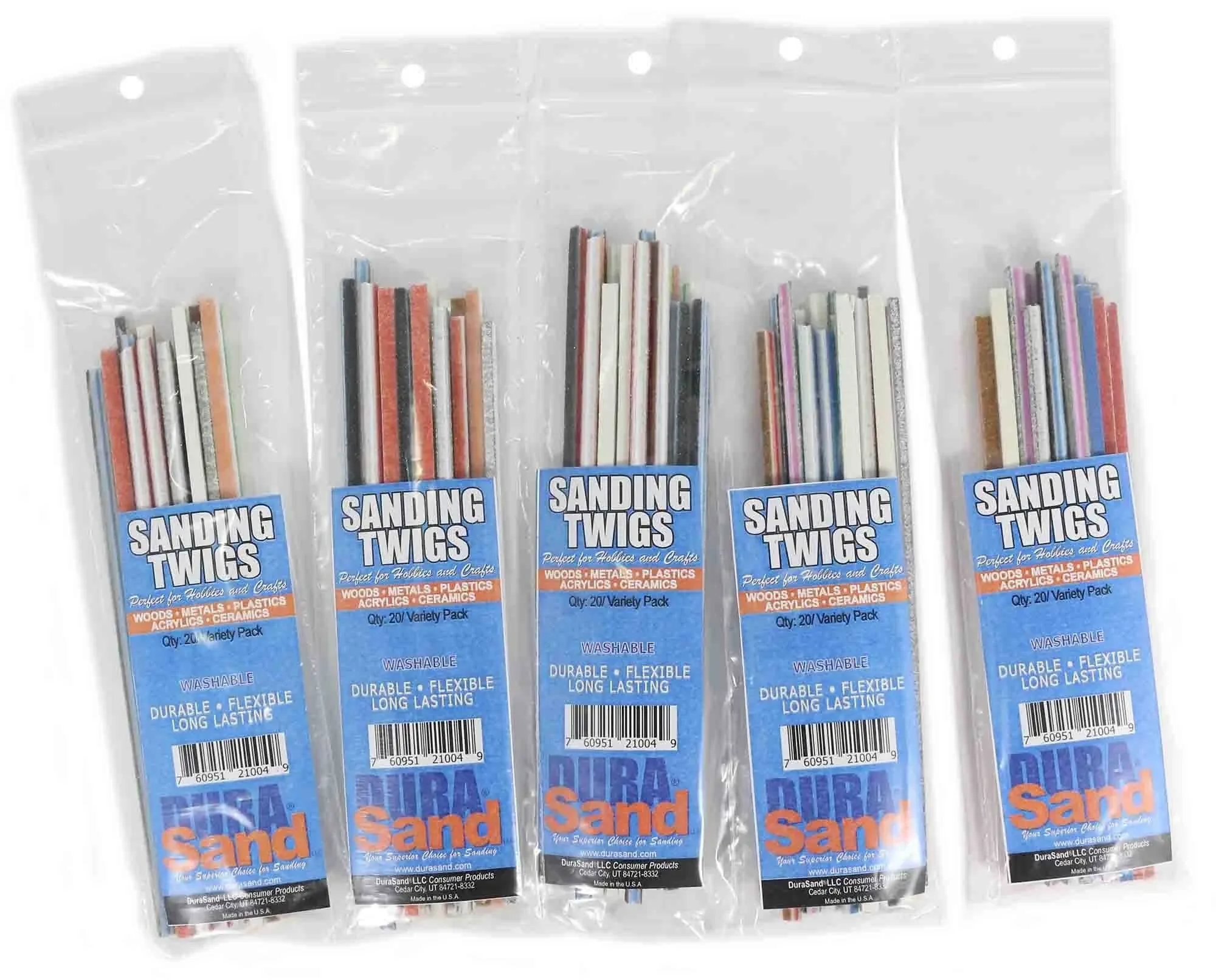 Sanding Twigs, Hobby Craft and Models, Mixed Grit Bulk Discounts (5 Pack)