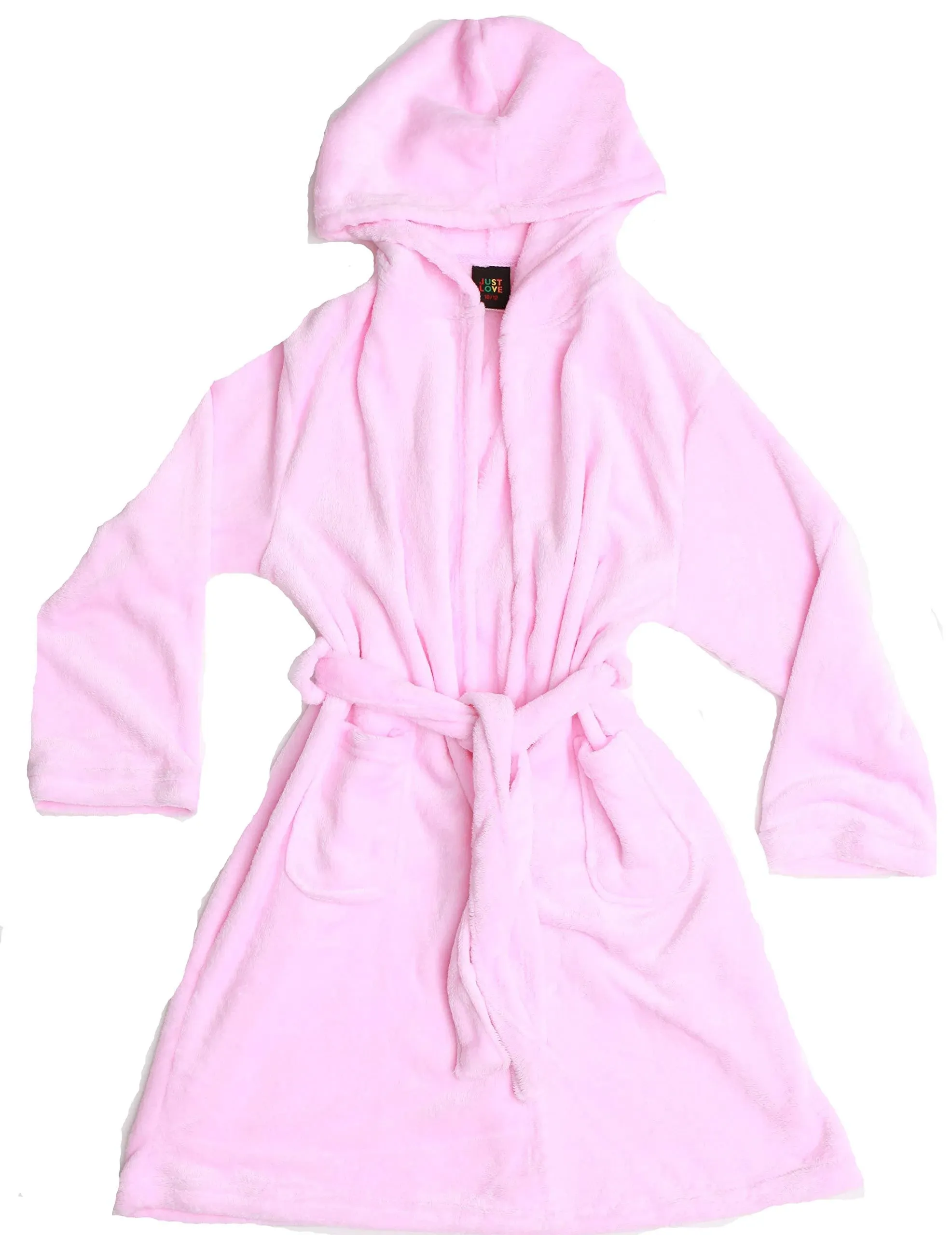 Just Love Girls' Hooded Plush Fleece Robe