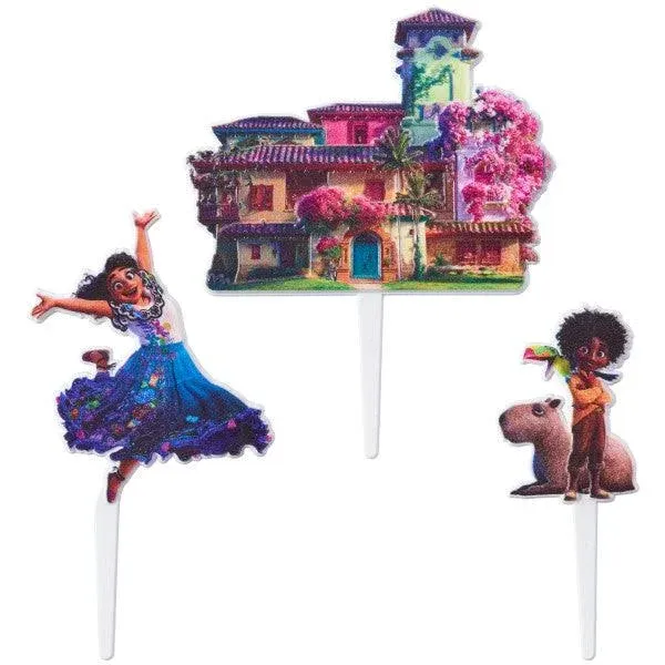 DecoSet® Disney Encanto Cake Topper, Cake Decorating Kit, 3 piece set