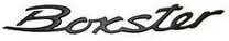 BOXSTER Badge. Porsche 986 / 987 (Black BOXSTER Badge)