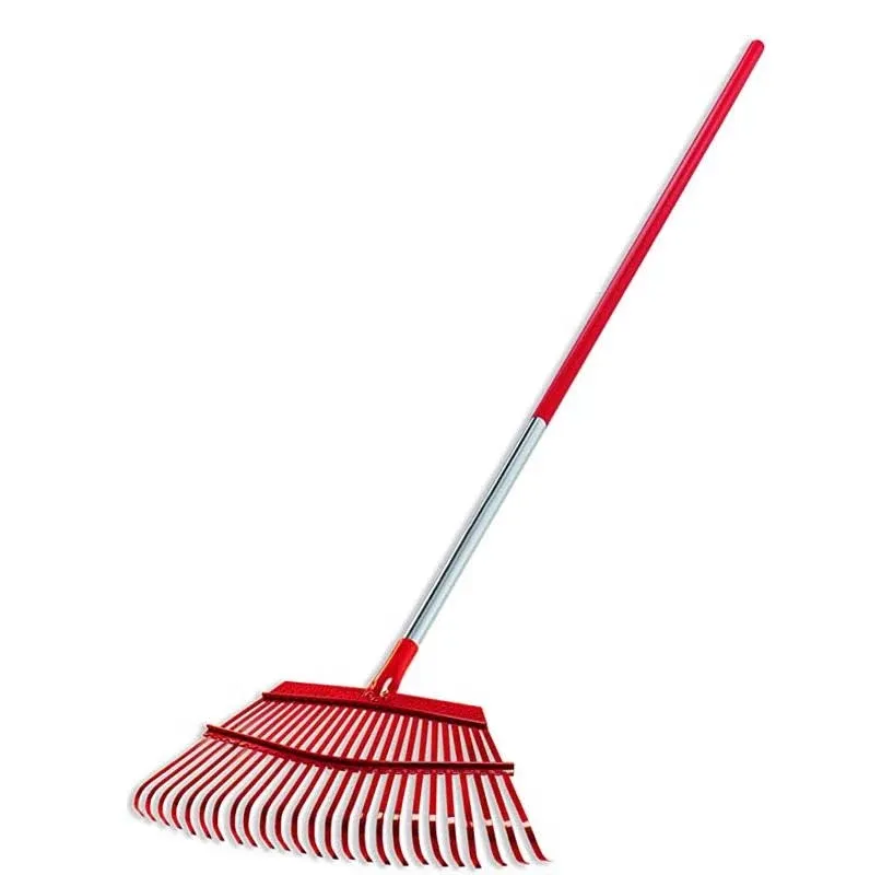 Corona RK 62061 Fixed Tine Leaf Rake, Aluminum Handle, 19-Inch Wide