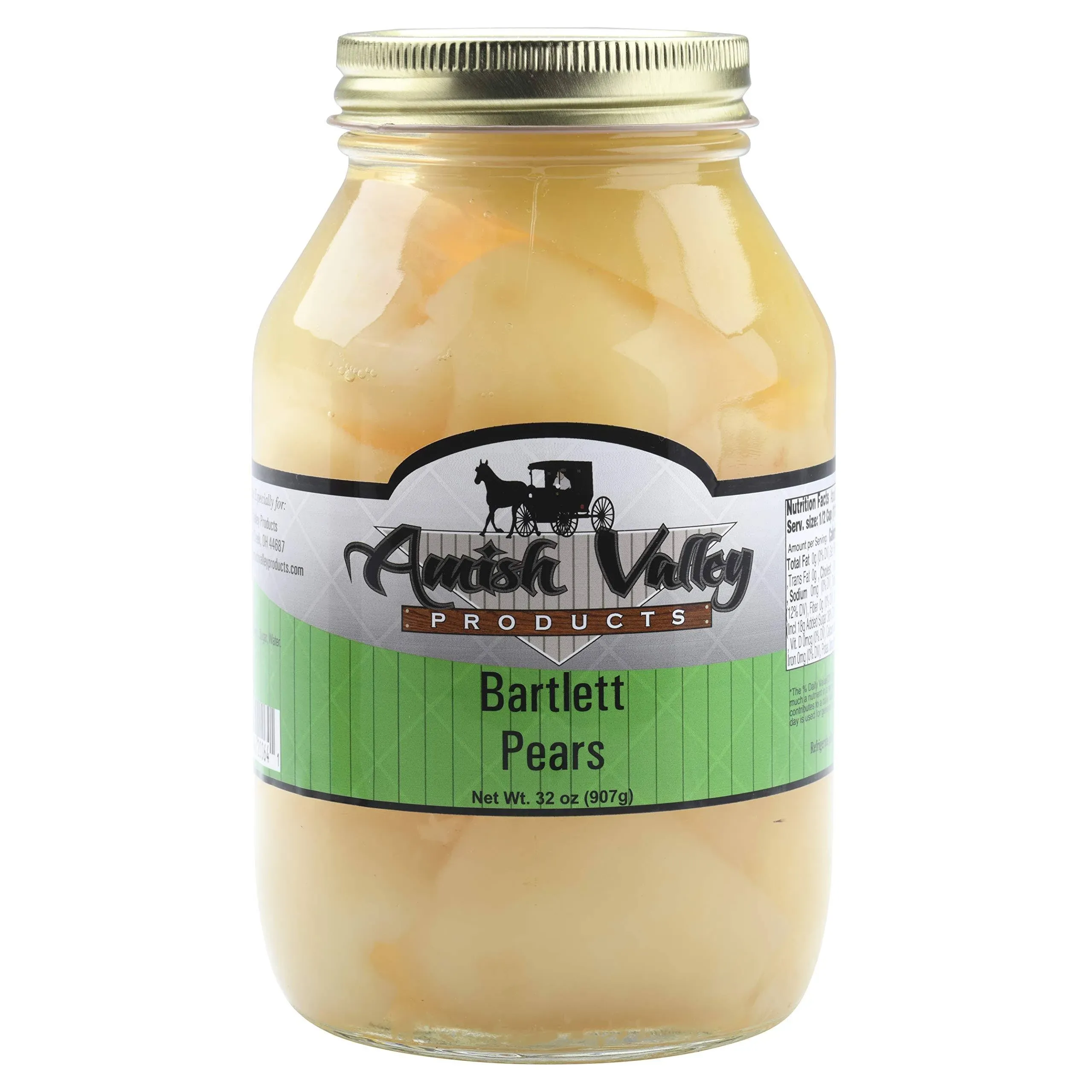 Amish Valley Products Old Fashioned Bartlett Pear Halves