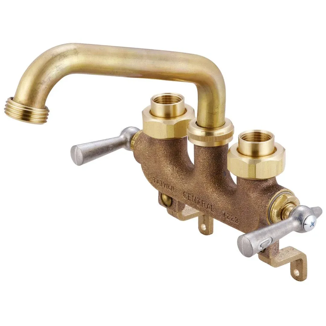 Central Brass 0470 Two Handle Laundry Faucet - Brass