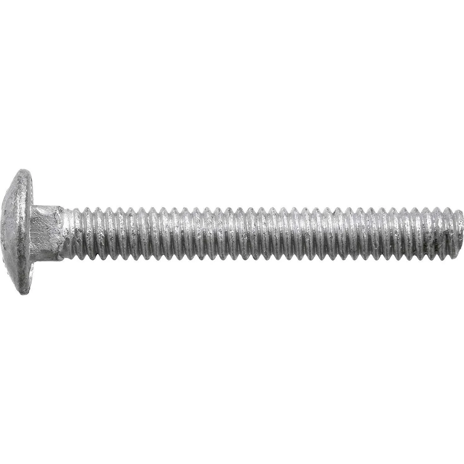 Hillman 812515 Carriage Bolt 1/4" X 2-1/2" L Hot Dipped Galvanized Steel Hot Dipped Galvanized