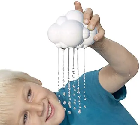 Fat Brain Toys Plui Rain Cloud by MOLUK - Water Sprinkling Bath Toy for Ages 1+