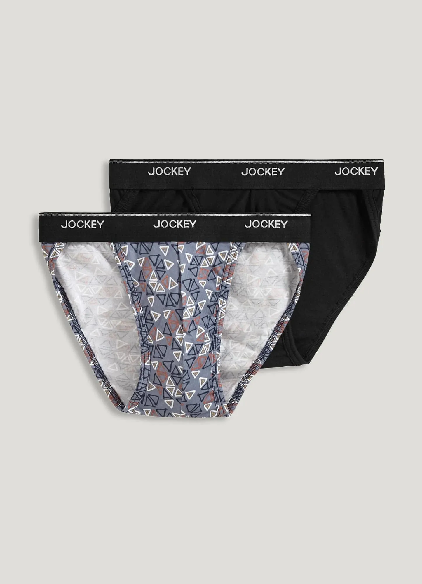 Jockey Men's Elance String Bikini - 2 Pack, Size: Small, Black