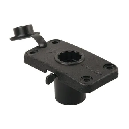 Scotty Locking Flush Deck Mount with Rain Cap