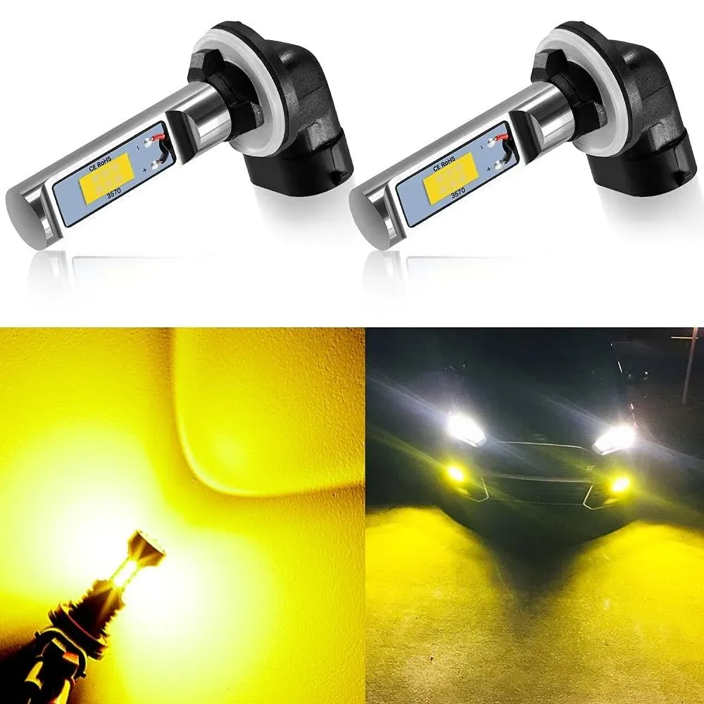 AUXLIGHT 881 LED Fog Light DRL Bulbs, 3000 Lumens Extremely Bright 889 886 894 ...