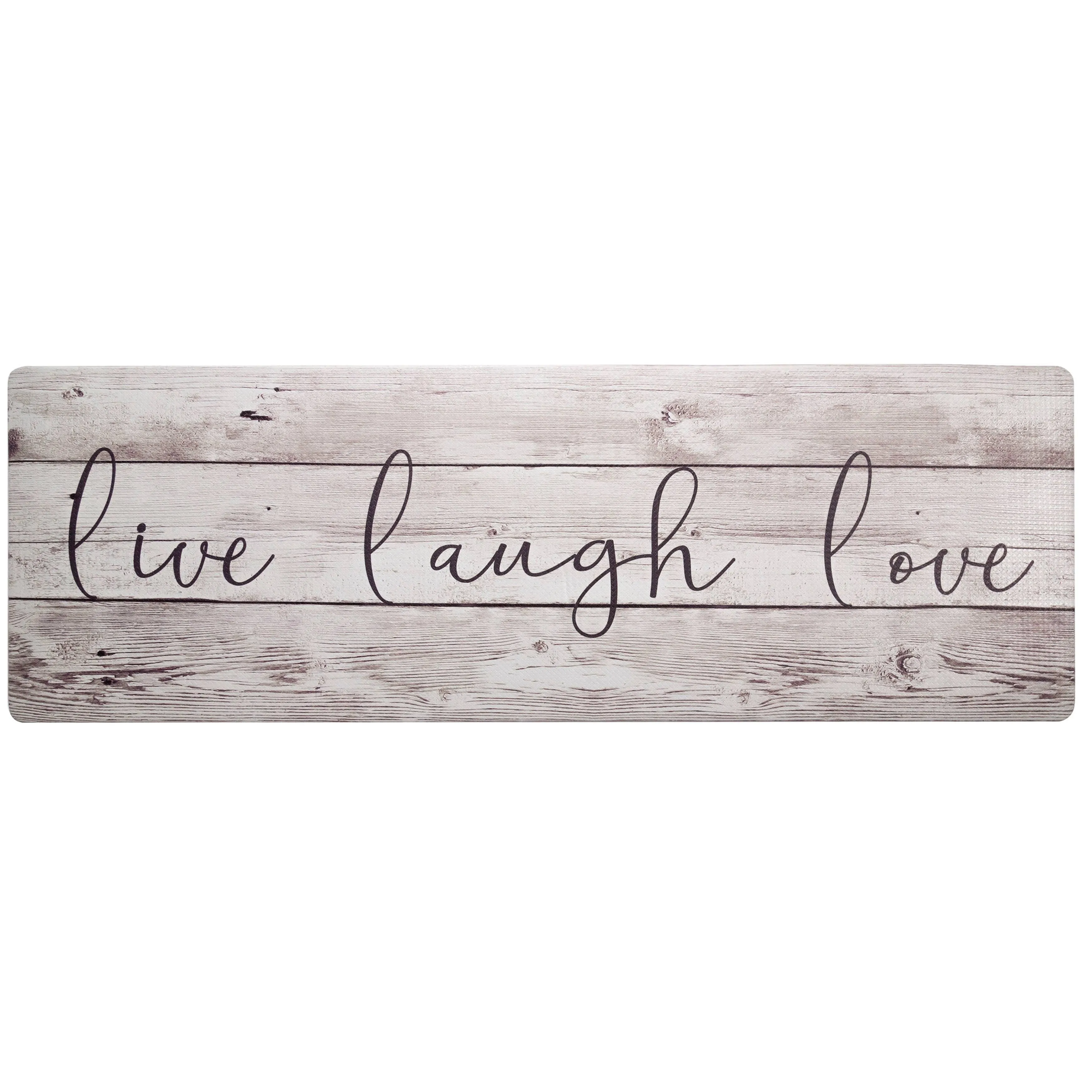 SoHome Cozy Living Live Laugh Love Anti-Fatigue Kitchen Mat