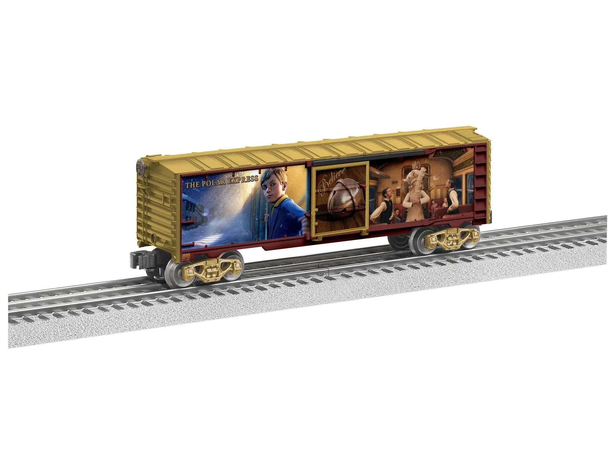 the Polar Express Boxcar