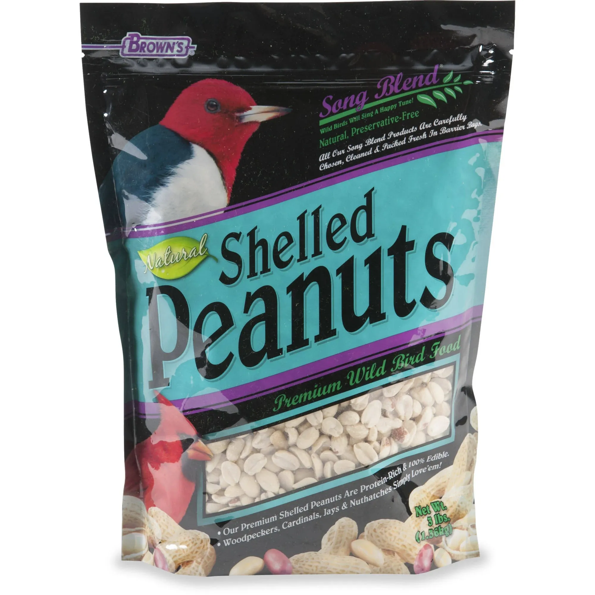 Song Blend Natural Shelled Peanuts, 8 lbs.