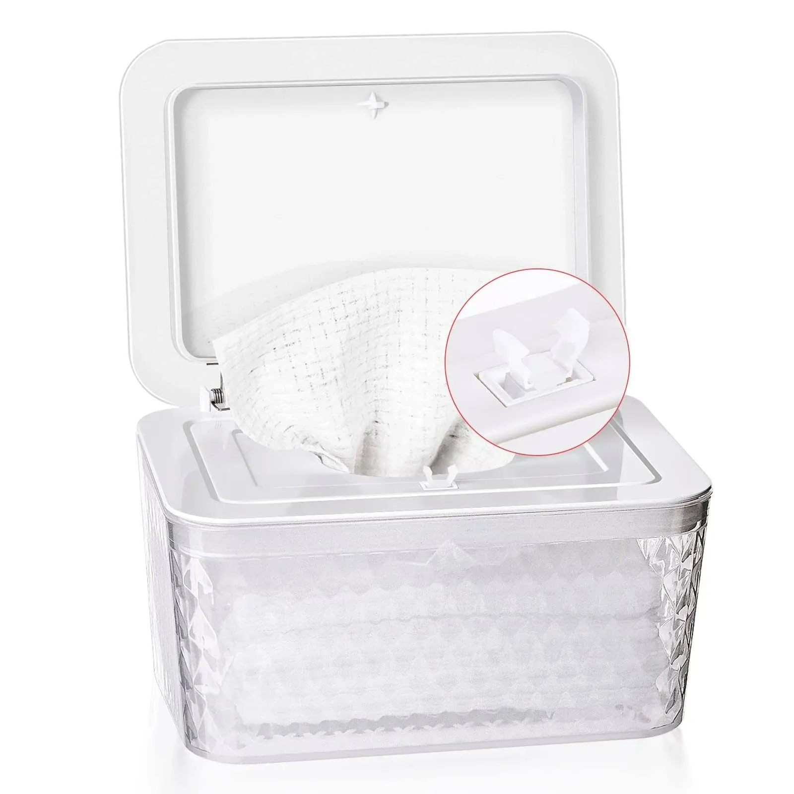 Whiidoom Baby Wipes Dispenser, Wipes Holder Dustproof Wipes Container Case One ...