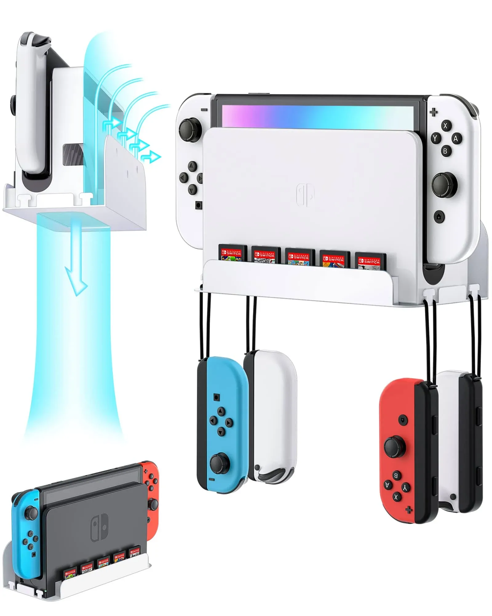 Safely Store Your Switch Console Near Or Behind Tv With The Zaonool Wall Mount