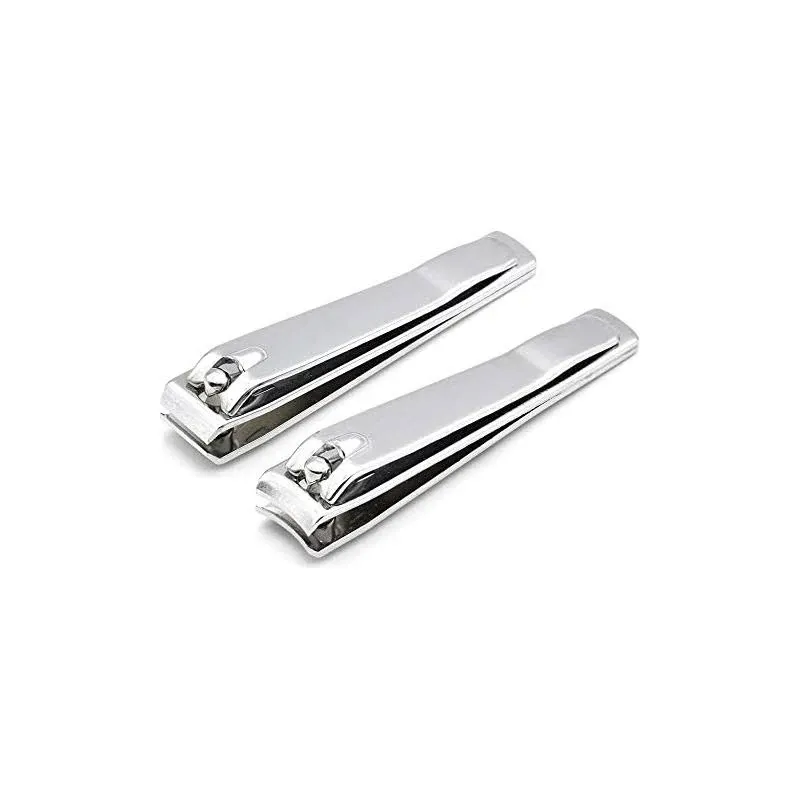 PrettyClaw | Nail Clipper Sharp Edge Finger Toe Nail Cutter Nail Trimmer Stainless Steel (Curve & Straight Edge)