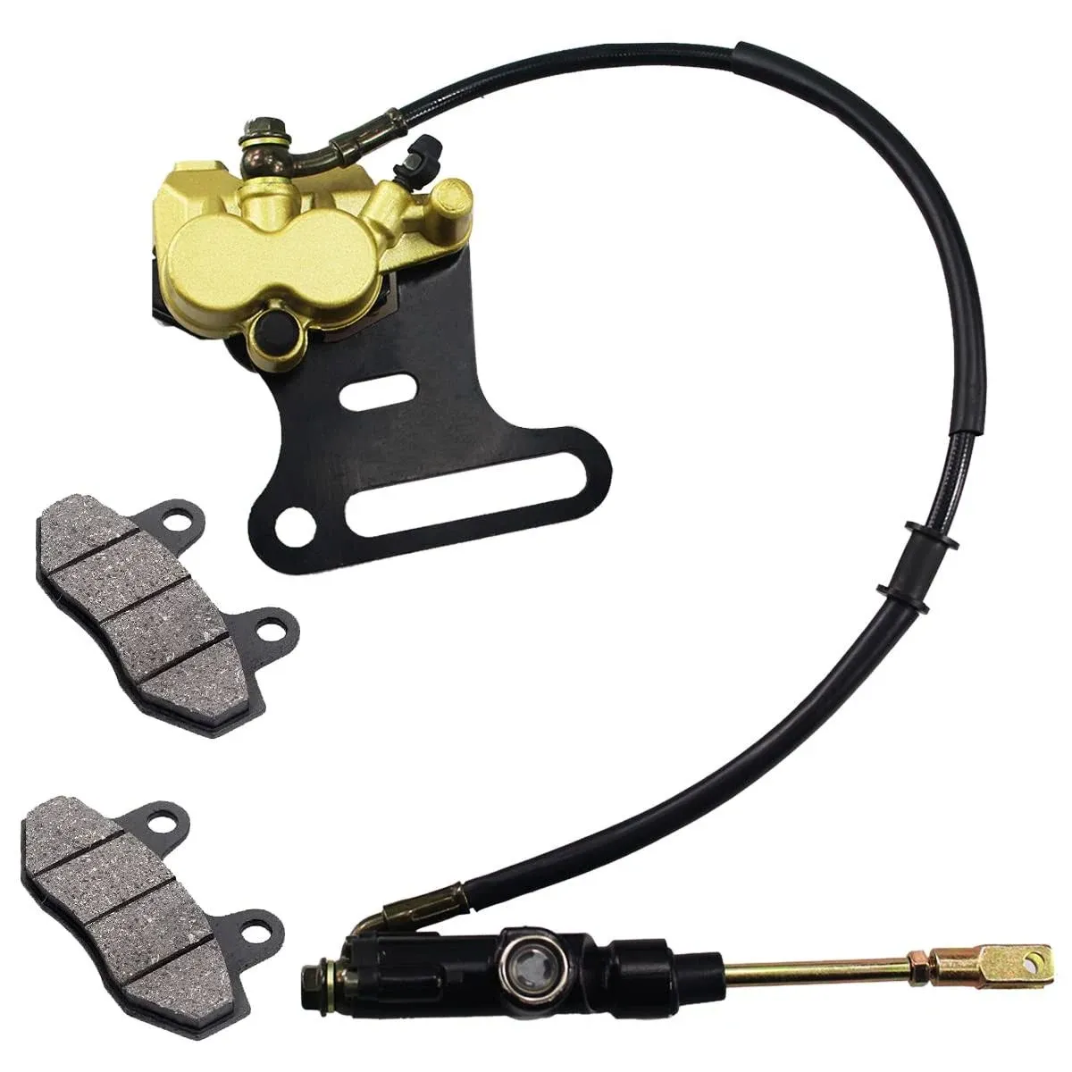 12mm Rear Disc Hydraulic Brake Master Cylinder Caliper for 70cc 90cc 110cc 12...