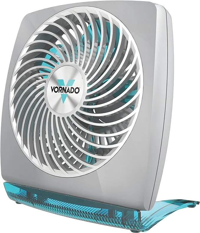 Vornado FIT Personal Air Circulator Fan with Fold-Up Design, Directable Airflow, Compact Size, Perfect for Travel or Desktop Use, Aqua