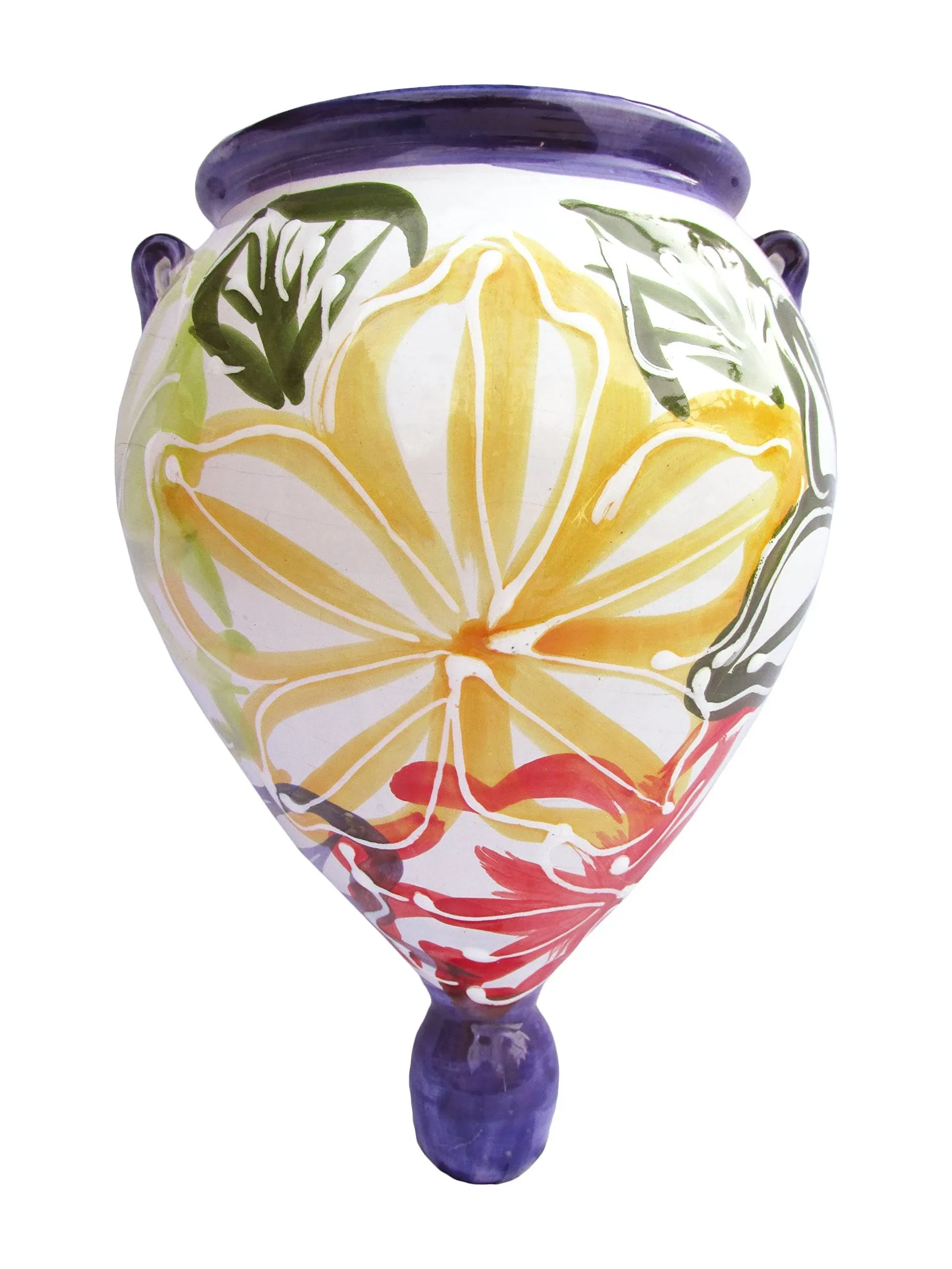 Wall Planter - Spanish Orza (Flor) - Hand Painted in Spain