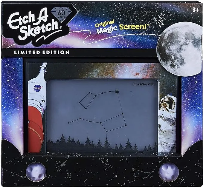 Etch a Sketch NASA 60th Anniversary Limited Edition Original Magic Screen NEW