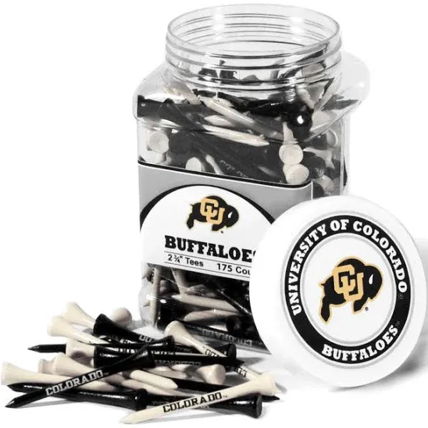 Colorado Buffaloes 175 Golf Tee Jar