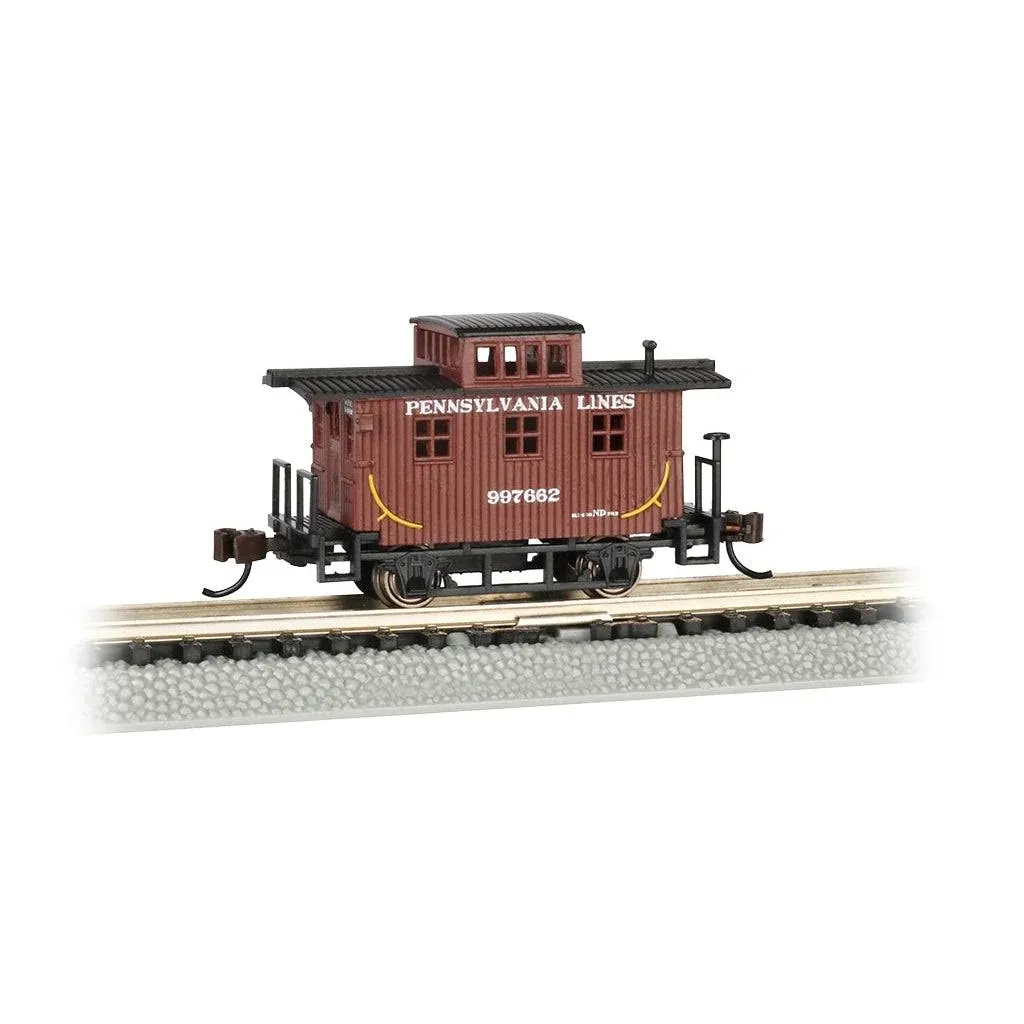 Bachmann Industries - N Old Time Caboose, Prrx - 15754