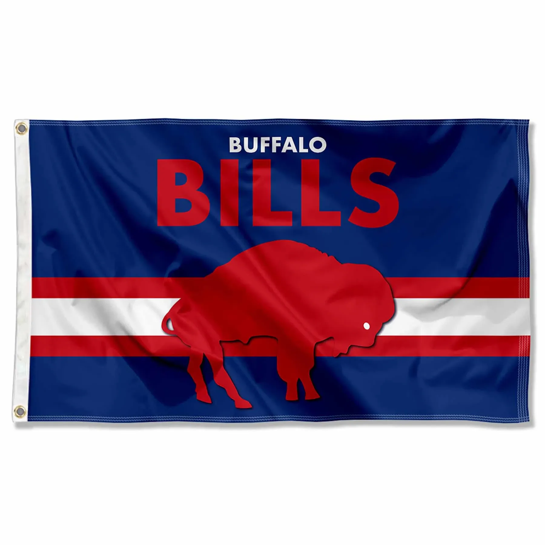 Buffalo Bills Throwback Retro Vintage Logo Flag