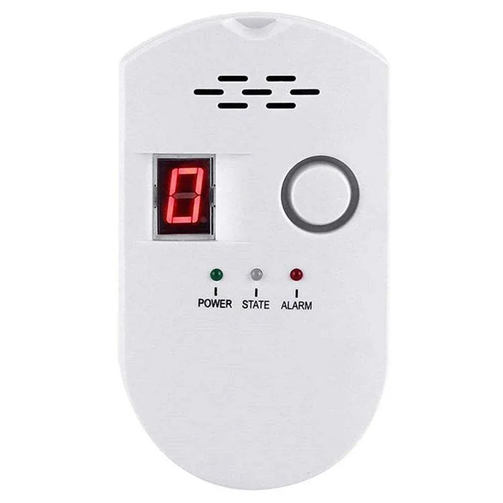 Natural Gas Detector, Gas Leak Detector, Home Gas Alarm, Natural Gas Propane Leak Alarm, Gas Leak Alarm Monitor Sensor