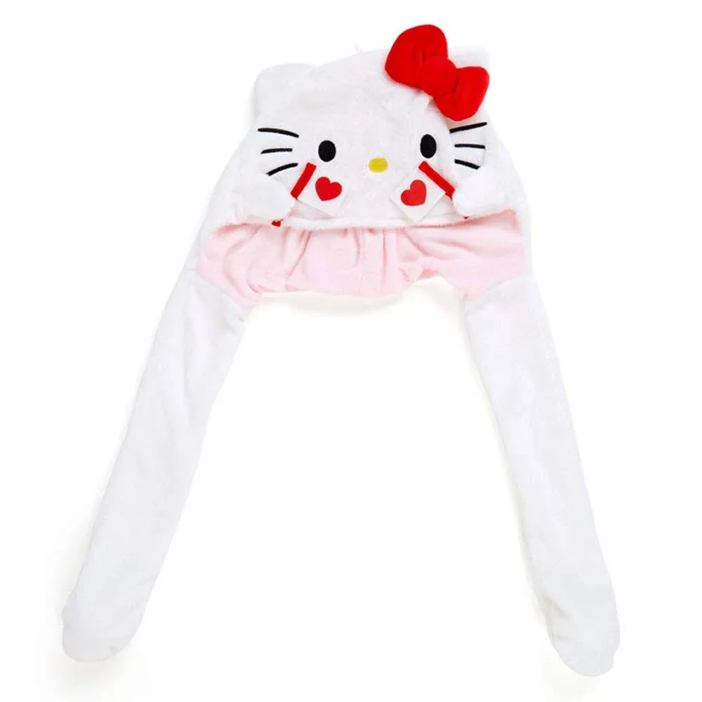 Sanrio Hello Kitty Ears Moving Hat Cheering Fluffy White Cosplay Anime Manga