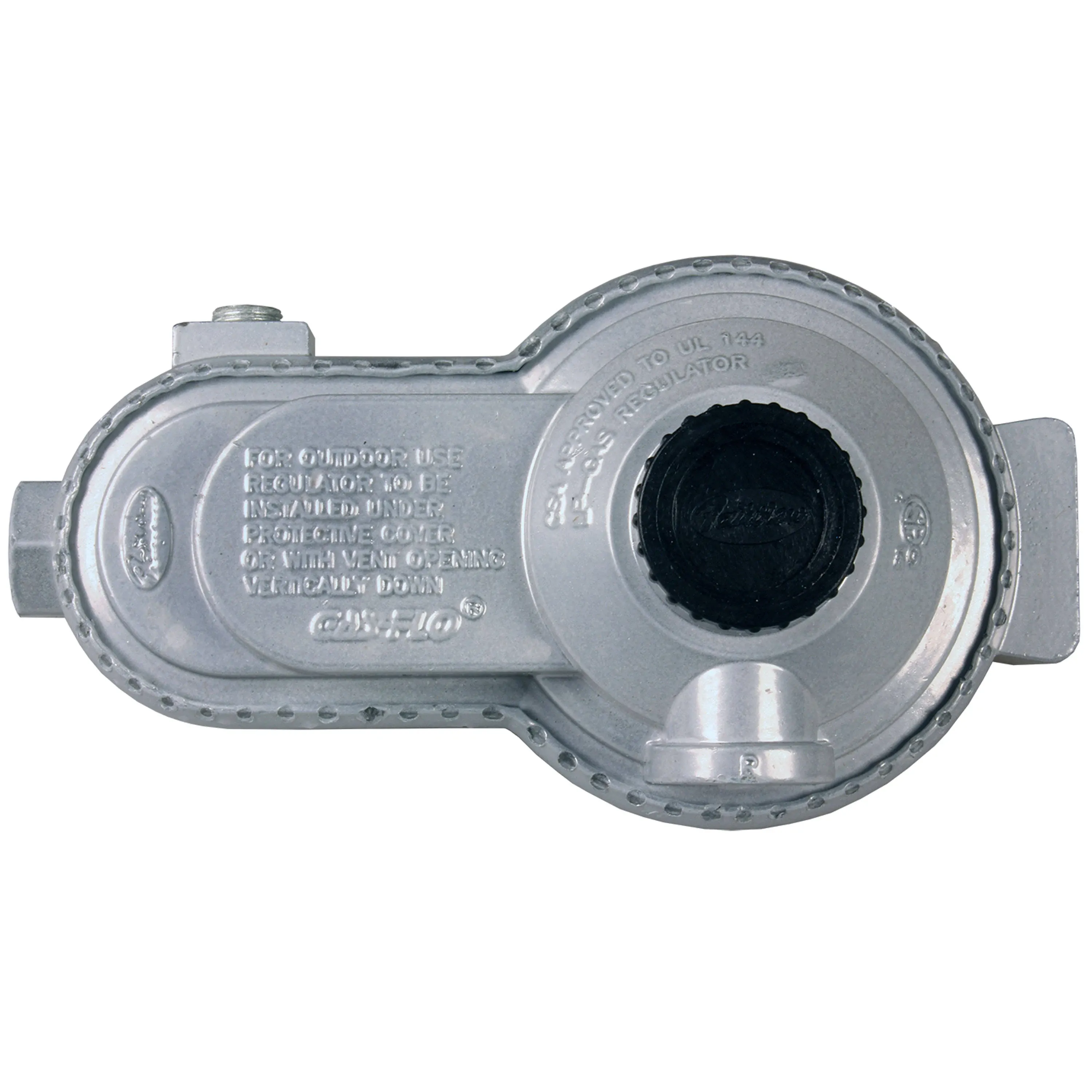 JR Products 07-30375 Excess Flow POL Regulator, SILVER