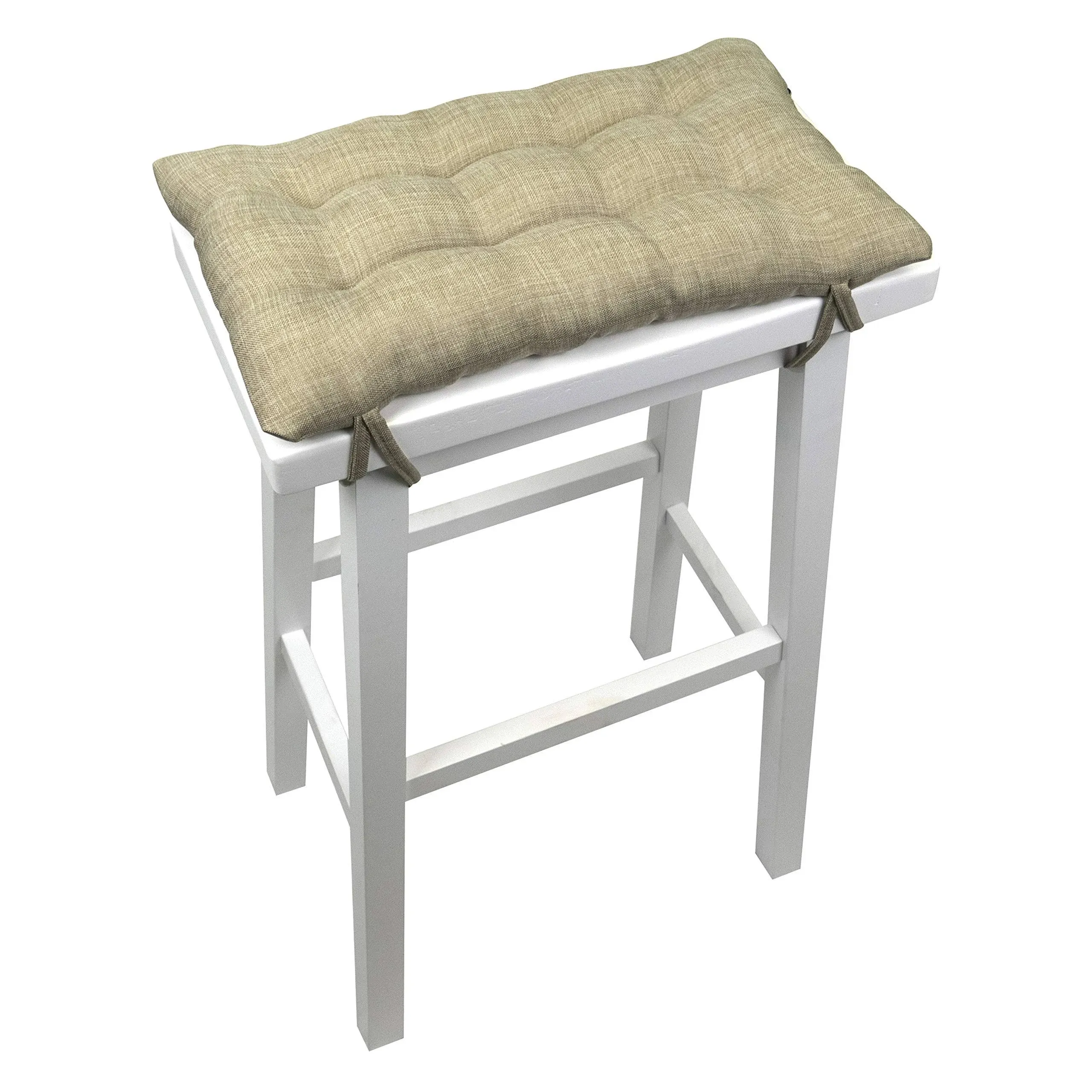 Hayden Beige Saddle Stool Cushions - Gaucho Stool - Satori Seat Cushions