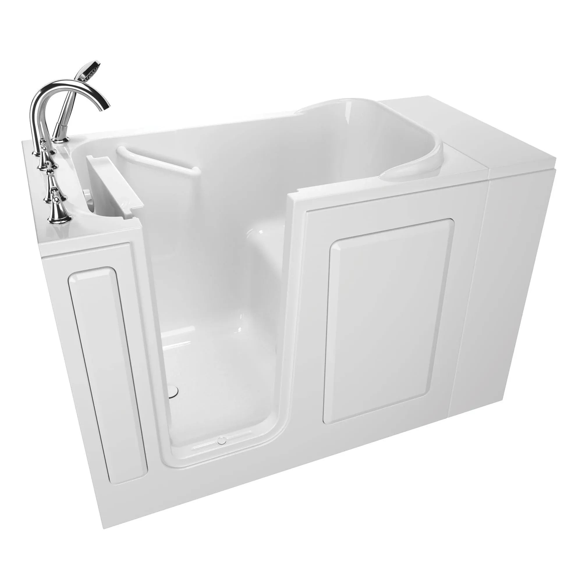 Safety Tubs SSA4828LS-WH Left Hand Entry Series 48" x 28" Walk in Soaking Bathtub Color: White