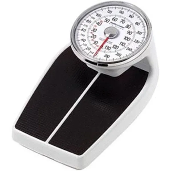 Health O Meter 160KLS Mechanical Floor Scale, 400 lb. Capacity, 12-1/2" x 11" x 3" Platform