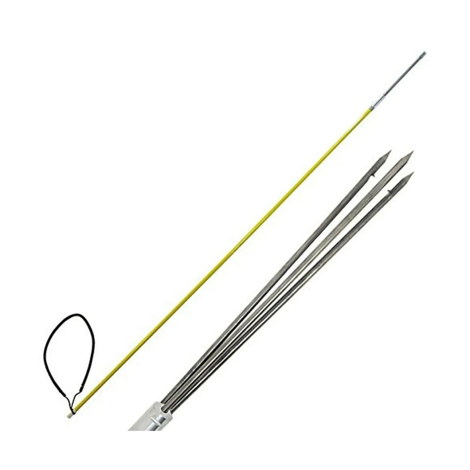 Scuba Choice 5&#039; One Piece Spearfishing Fiber Glass Pole Spear with 3 Prong Ba...