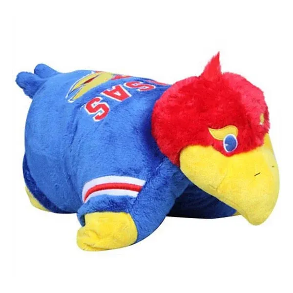 Fabrique Innovations NCAA Pillow Pet, Kansas Jayhawks